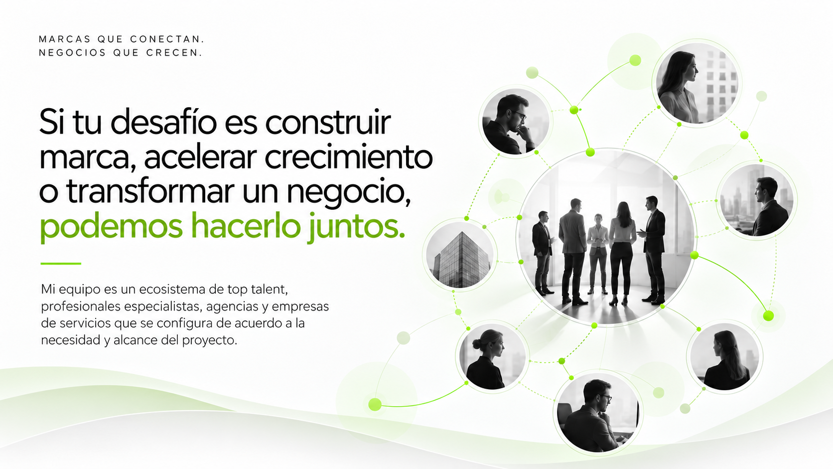 Ecosistema de profesionales y especialistas